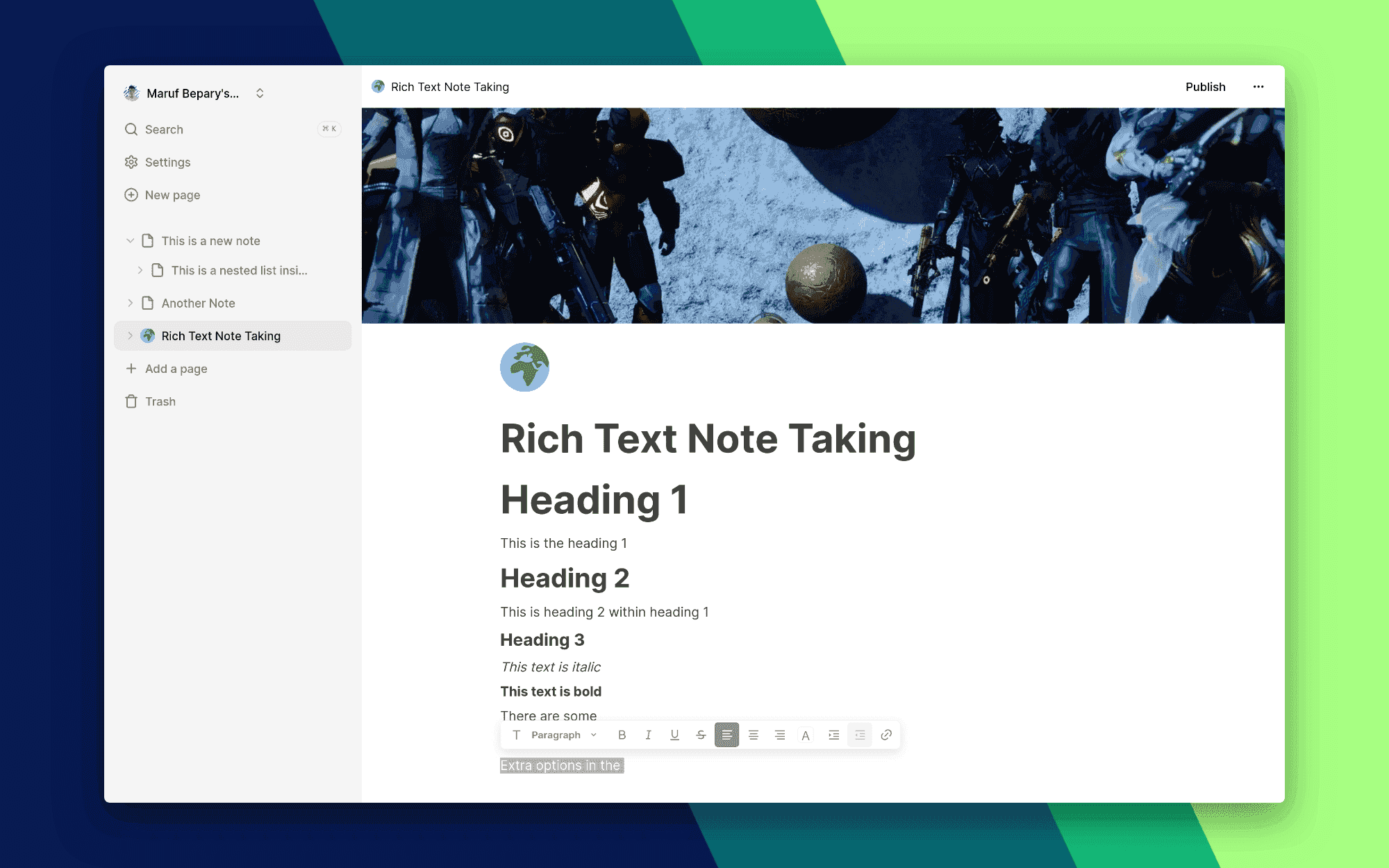 Rich-Text Notes cover image